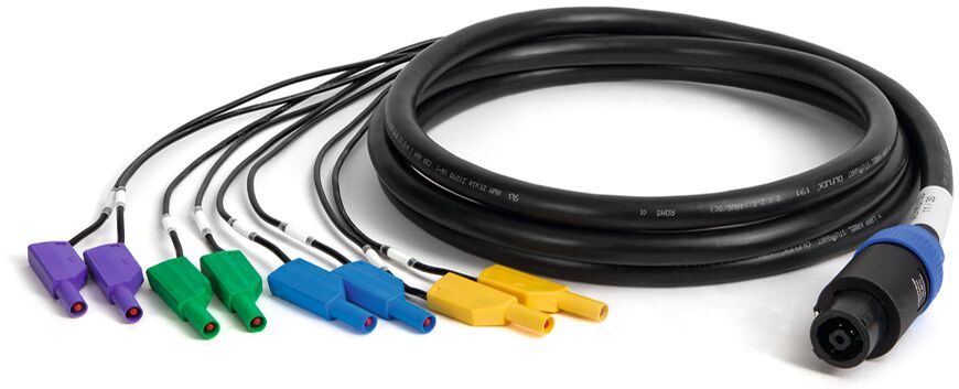 VBO2 LV-Kabel 8x2,5 Speakon 4mm Bananenstecker