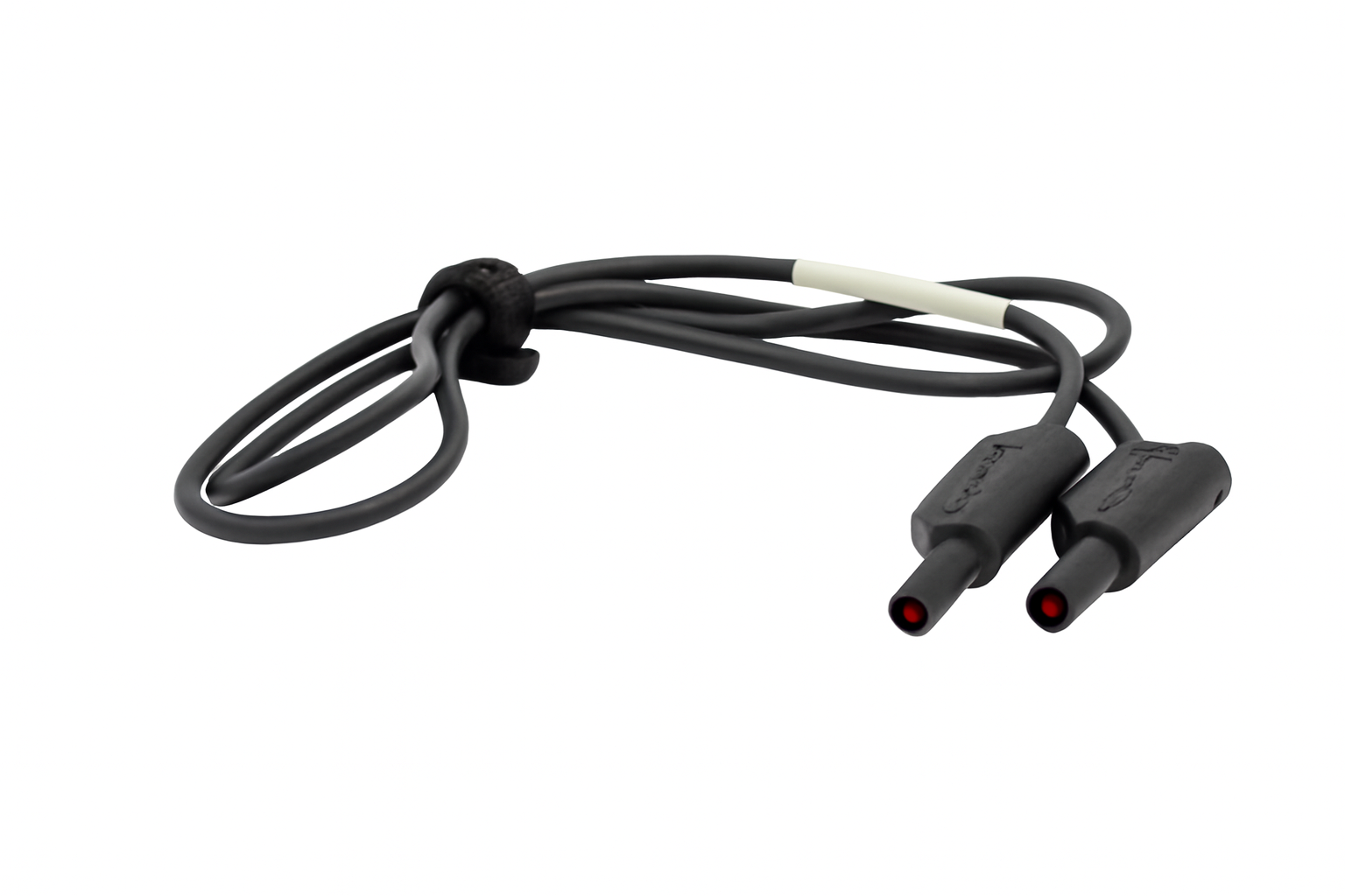 Testleitung 1 m BLK 1-polig 2,5 mm² Si/Si 4 mm Stecker