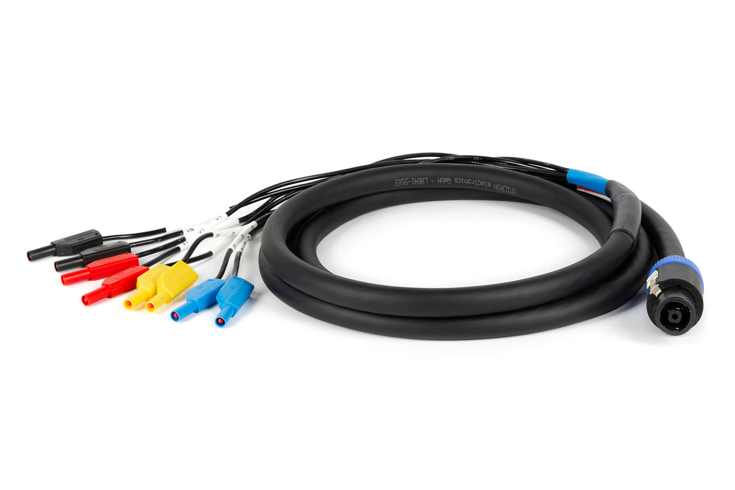 Generatorkabel Speakon 3 m (rot, gelb, blau, schwarz)