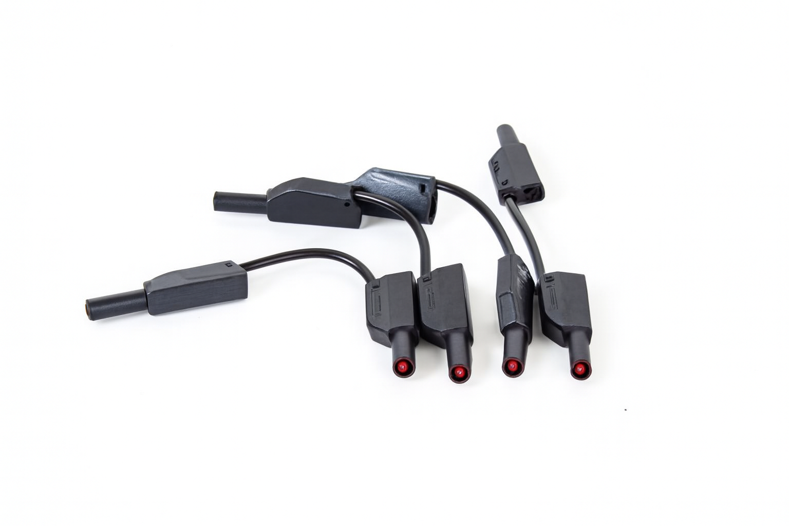 Prüfleitung 5,5 cm BLK 1p 2,5 mm² Si/Si 4 mm Stecker (Jumper)